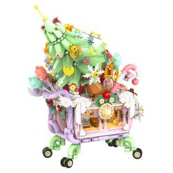 INBRIXX 601014 QUÀ TẶNG ĐÊM GIÁNG SINH MUA SẮM bộ đồ chơi xếp lắp ráp ghép mô hình Creator CHRISTMAS SHOPPING SPREE Sáng Tạo 755 khối