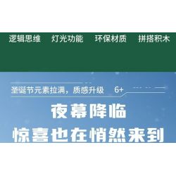 INBRIXX 601014 QUÀ TẶNG ĐÊM GIÁNG SINH MUA SẮM bộ đồ chơi xếp lắp ráp ghép mô hình Creator CHRISTMAS SHOPPING SPREE Sáng Tạo 755 khối