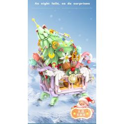 INBRIXX 601014 QUÀ TẶNG ĐÊM GIÁNG SINH MUA SẮM bộ đồ chơi xếp lắp ráp ghép mô hình Creator CHRISTMAS SHOPPING SPREE Sáng Tạo 755 khối