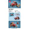 JIESTAR 52023 UNIVERSAL CITY XE CỨU HỎA MỌI ĐỊA HÌNH bộ đồ chơi xếp lắp ráp ghép mô hình ALL TERRAIN FIRE TRUCK Thành Phố 305 khối