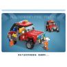 JIESTAR 52023 UNIVERSAL CITY XE CỨU HỎA MỌI ĐỊA HÌNH bộ đồ chơi xếp lắp ráp ghép mô hình ALL TERRAIN FIRE TRUCK Thành Phố 305 khối