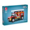 JIESTAR 52024 UNIVERSAL CITY XE CỨU HỎA ĐỊA HÌNH bộ đồ chơi xếp lắp ráp ghép mô hình OFF ROAD FIRE TRUCK Thành Phố 254 khối