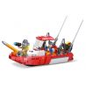 JIESTAR 52025 UNIVERSAL CITY THUYỀN CỨU HỎA bộ đồ chơi xếp lắp ráp ghép mô hình RESCUE FIRE BOATS Thành Phố 319 khối