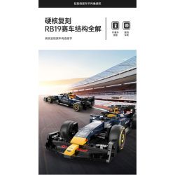 RASTAR 92500 XE CÔNG THỨC RED BULL F1 RB19 tỷ lệ 1:24 bộ đồ chơi xếp lắp ráp ghép mô hình Speed Champions Racing Cars RB19 F1 Đua Xe Công Thức 333 khối