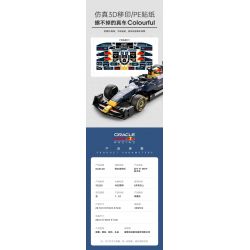 RASTAR 92500 XE CÔNG THỨC RED BULL F1 RB19 tỷ lệ 1:24 bộ đồ chơi xếp lắp ráp ghép mô hình Speed Champions Racing Cars RB19 F1 Đua Xe Công Thức 333 khối