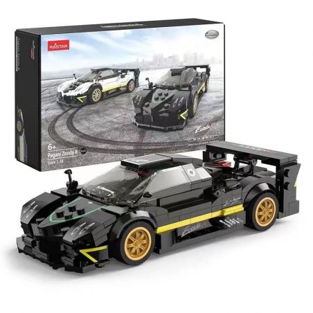 RASTAR 93900-B 93900 PAGANI ZONDA R tỷ lệ 1:28 bộ đồ chơi xếp lắp ráp ghép mô hình Speed Champions Racing Cars Đua Xe Công Thức 387 khối