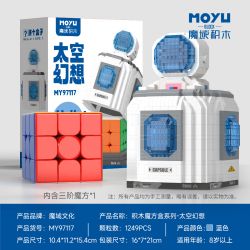 MOYU BLOCK MY97117 97117 KHỐI RUBIK KHÔNG GIAN ẢO MỘNG bộ đồ chơi xếp lắp ráp ghép mô hình Gear Đồ Lắp Ghép 1249 khối