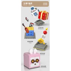 MOYU BLOCK MY97117 97117 KHỐI RUBIK KHÔNG GIAN ẢO MỘNG bộ đồ chơi xếp lắp ráp ghép mô hình Gear Đồ Lắp Ghép 1249 khối