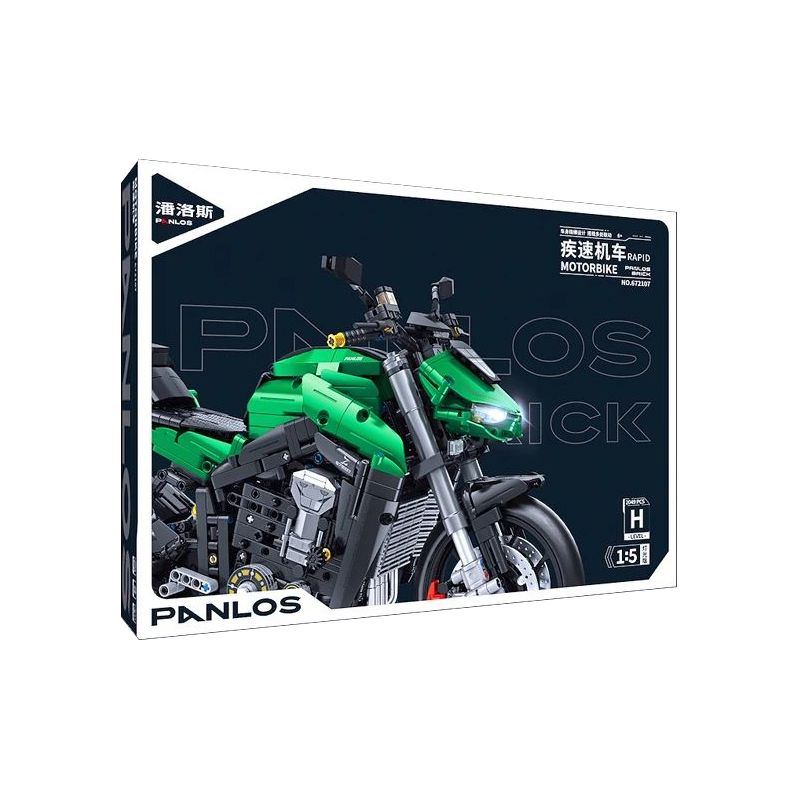 PanlosBrick 672107 Panlos Brick 672107 XE MÁY NHANH 1:5 tỷ lệ 1:5 bộ đồ chơi xếp lắp ráp ghép mô hình Technic LOCOMOTIVE Kỹ Thuật Công Nghệ Cao Mô Hình Phương Tiện 2089 khối