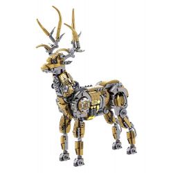 Kazi KY7711 7711 NAI SỪNG TẤM CƠ KHÍ bộ đồ chơi xếp lắp ráp ghép mô hình Creator MACHINE ELK Sáng Tạo 924 khối