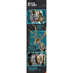 Kazi KY7711 7711 NAI SỪNG TẤM CƠ KHÍ bộ đồ chơi xếp lắp ráp ghép mô hình Creator MACHINE ELK Sáng Tạo 924 khối