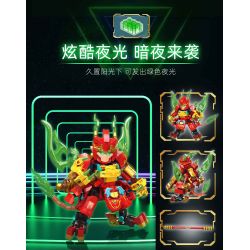 ZHEGAO GZ2002 2002 MECHA TRUNG QUỐC VUA KHỈ bộ đồ chơi xếp lắp ráp ghép mô hình 375 khối
