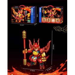 ZHEGAO GZ2002 2002 MECHA TRUNG QUỐC VUA KHỈ bộ đồ chơi xếp lắp ráp ghép mô hình 375 khối