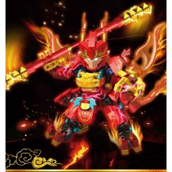 ZHEGAO GZ2002 2002 MECHA TRUNG QUỐC VUA KHỈ bộ đồ chơi xếp lắp ráp ghép mô hình 375 khối