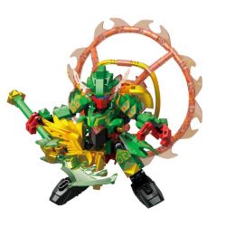 ZHEGAO GZ2003 2003 CƠ GIÁP QUỐC PHONG QUAN VŨ TỬ VÂN XƯƠNG bộ đồ chơi xếp lắp ráp ghép mô hình 347 khối