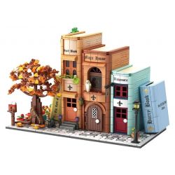 WE GAME COMING 66009 CUỐN SÁCH MA THUẬT bộ đồ chơi xếp lắp ráp ghép mô hình MAGIC BOOKENDS 1488 khối