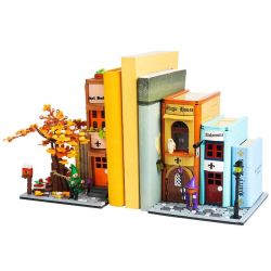 WE GAME COMING 66009 CUỐN SÁCH MA THUẬT bộ đồ chơi xếp lắp ráp ghép mô hình MAGIC BOOKENDS 1488 khối