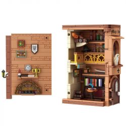 WE GAME COMING 66009 CUỐN SÁCH MA THUẬT bộ đồ chơi xếp lắp ráp ghép mô hình MAGIC BOOKENDS 1488 khối