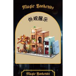 WE GAME COMING 66009 CUỐN SÁCH MA THUẬT bộ đồ chơi xếp lắp ráp ghép mô hình MAGIC BOOKENDS 1488 khối