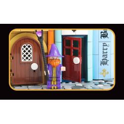 WE GAME COMING 66009 CUỐN SÁCH MA THUẬT bộ đồ chơi xếp lắp ráp ghép mô hình MAGIC BOOKENDS 1488 khối