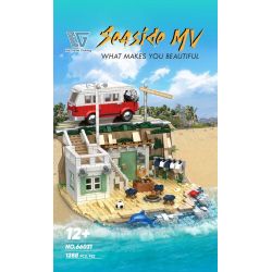 WE GAME COMING 66031 MV BÊN BỜ BIỂN bộ đồ chơi xếp lắp ráp ghép mô hình SEASIDE MV 1288 khối