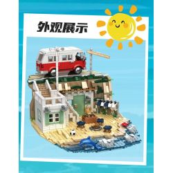 WE GAME COMING 66031 MV BÊN BỜ BIỂN bộ đồ chơi xếp lắp ráp ghép mô hình SEASIDE MV 1288 khối