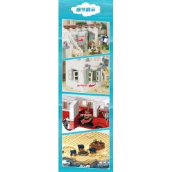 WE GAME COMING 66031 MV BÊN BỜ BIỂN bộ đồ chơi xếp lắp ráp ghép mô hình SEASIDE MV 1288 khối