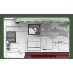 WE GAME COMING 66008 XE TẢI CẮM TRẠI bộ đồ chơi xếp lắp ráp ghép mô hình Creator TRUCK CAMPER Sáng Tạo 2188 khối