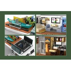 WE GAME COMING 66008 XE TẢI CẮM TRẠI bộ đồ chơi xếp lắp ráp ghép mô hình Creator TRUCK CAMPER Sáng Tạo 2188 khối