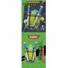 WE GAME COMING 66033 VỎ RÙA NINJA ĐỘT BIẾN TUỔI TEEN bộ đồ chơi xếp lắp ráp ghép mô hình Movie & Game TURTLES Phim Và Trò Chơi 1266 khối