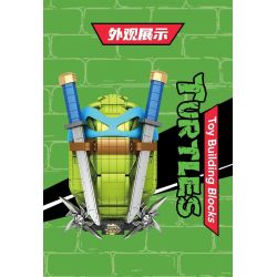 WE GAME COMING 66033 VỎ RÙA NINJA ĐỘT BIẾN TUỔI TEEN bộ đồ chơi xếp lắp ráp ghép mô hình Movie & Game TURTLES Phim Và Trò Chơi 1266 khối