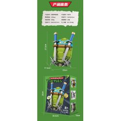 WE GAME COMING 66033 VỎ RÙA NINJA ĐỘT BIẾN TUỔI TEEN bộ đồ chơi xếp lắp ráp ghép mô hình Movie & Game TURTLES Phim Và Trò Chơi 1266 khối