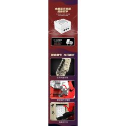 KAIYU KEEYEE WORLD K96174 96174 LOA BLUETOOTH ĐÀN GUITAR ĐIỆN ROCK bộ đồ chơi xếp lắp ráp ghép mô hình 500 khối