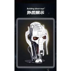 WE GAME COMING 66005 MŨ TƯỚNG ĐAU KHỔ CỦA SẦU bộ đồ chơi xếp lắp ráp ghép mô hình Star Wars GENERAL GRIEVOUS HELMET Chiến Tranh Giữa Các Vì Sao 788 khối