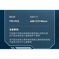 SEMBO 203366 XE PHÓNG TRƯỜNG CHINH 2F bộ đồ chơi xếp lắp ráp ghép mô hình City Thành Phố 799 khối