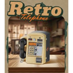 TOP TOY TC1911 1911 THIẾT BỊ GIA DỤNG RETRO 4.0 ĐIỆN THOẠI CỔ ĐIỂN bộ đồ chơi xếp lắp ráp ghép mô hình 450 khối