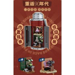 TOP TOY TC1912 1912 THIẾT BỊ GIA DỤNG RETRO 4.0 ẤM ĐUN NƯỚC CỔ ĐIỂN bộ đồ chơi xếp lắp ráp ghép mô hình 450 khối