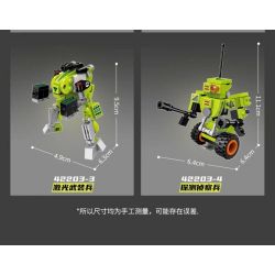 QMAN ENLIGHTEN KEEPPLEY 42203 PHẢN ỨNG TỔNG HỢP PIONEER WARRIOR 4 KẾT bộ đồ chơi xếp lắp ráp ghép mô hình