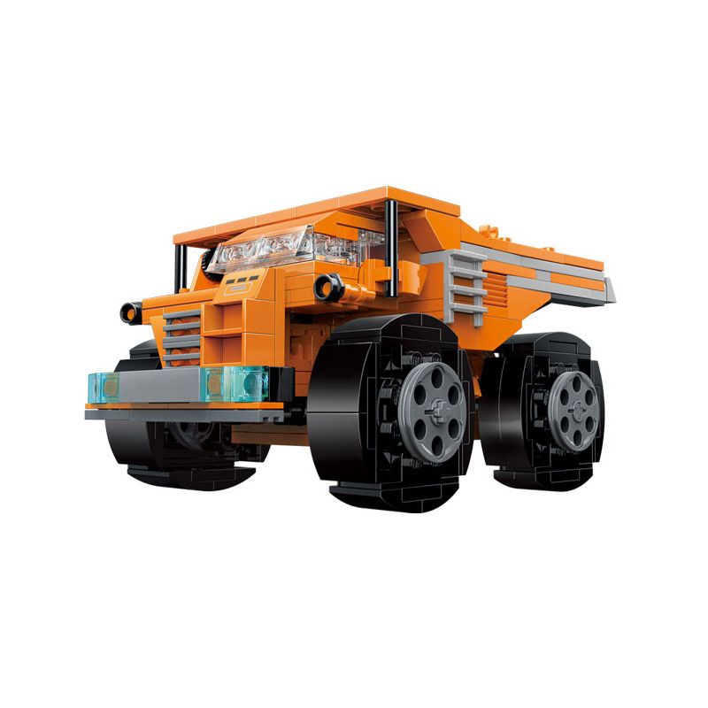 QMAN ENLIGHTEN KEEPPLEY 42204 PHẢN ỨNG TỔNG HỢP 8 XE VẬN TẢI HẠNG NẶNG bộ đồ chơi xếp lắp ráp ghép mô hình