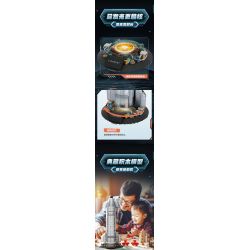 TOP TOY TC1409 1409 PHI THUYỀN KHÔNG GIAN-X bộ đồ chơi xếp lắp ráp ghép mô hình STARSHIP 700 khối