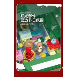 GULY 60506 HỘP QUÀ GIÁNG SINH BẤT NGỜ bộ đồ chơi xếp lắp ráp ghép mô hình Creator Sáng Tạo 2866 khối