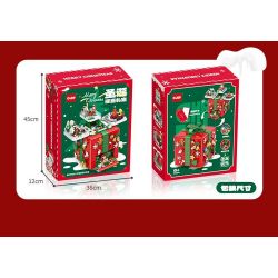 GULY 60506 HỘP QUÀ GIÁNG SINH BẤT NGỜ bộ đồ chơi xếp lắp ráp ghép mô hình Creator Sáng Tạo 2866 khối