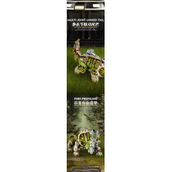 BEAUTY AND 13051 TRICERATOPS NGƯỜI MÁY bộ đồ chơi xếp lắp ráp ghép mô hình DINOSAUR 1368 khối