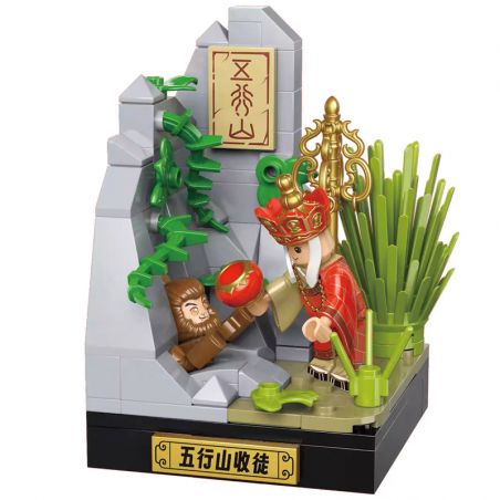 FUNNY CQQ10014 10014 ĐƯỜNG TĂNG CHIÊU MỘ ĐỆ TỬ TẠI NGŨ HÀNH SƠN bộ đồ chơi xếp lắp ráp ghép mô hình Movie & Game Phim Và Trò Chơi