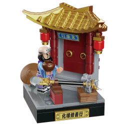 FUNNY CQQ10016 10016 SHA MONK CẦU NGUYỆN VÀ THỰC HÀNH CÁC VIỆC TỐT bộ đồ chơi xếp lắp ráp ghép mô hình Movie & Game Phim Và Trò Chơi