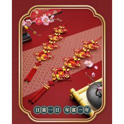 SEMBO 605036 LỄ HỘI FUMANLIAN bộ đồ chơi xếp lắp ráp ghép mô hình Creator Sáng Tạo 376 khối