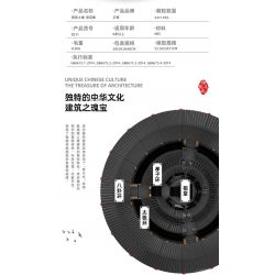 WANGE LIGAO DR.LUCK 8211 TÒA NHÀ TRÁI ĐẤT PHÚC KIẾN HAKKA CHENGQI bộ đồ chơi xếp lắp ráp ghép mô hình Creator Sáng Tạo 3317 khối