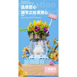 ZHEGAO 621011 GẤU VỪA CHỚM NỞ ĐẦY MÀU SẮC VÀ MỌNG NƯỚC bộ đồ chơi xếp lắp ráp ghép mô hình Creator Sáng Tạo
