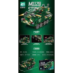 MASAHIRO 6786 XE PHÁO DI ĐỘNG M1128 bộ đồ chơi xếp lắp ráp ghép mô hình Military Army Quân Sự Bộ Đội 395 khối