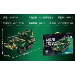 MASAHIRO 6786 XE PHÁO DI ĐỘNG M1128 bộ đồ chơi xếp lắp ráp ghép mô hình Military Army Quân Sự Bộ Đội 395 khối